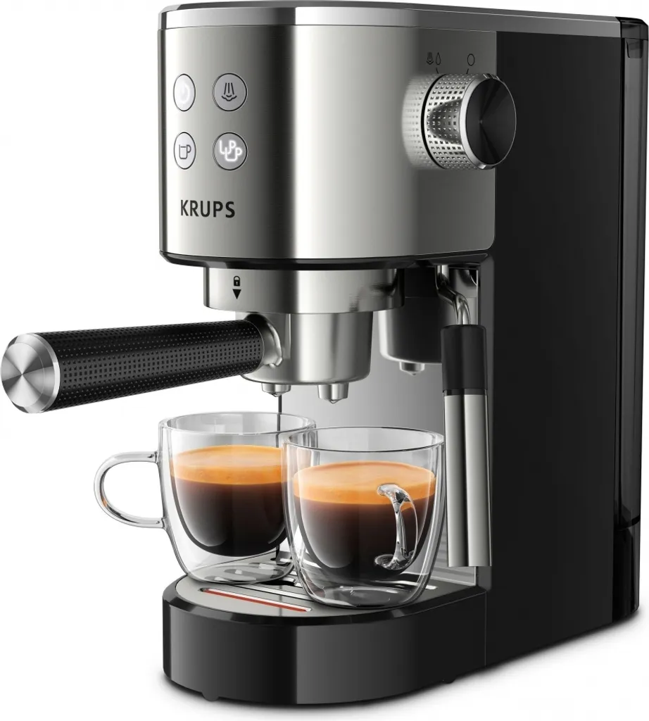 Krups XP 442 - Espresso Siebträger - Edelstahl/schwarz 1 Krups XP 442 - Espresso Siebträger - Edelstahl/schwarz