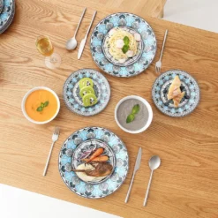 Tafelservice VEWEET, 18 Teiliges Geschirrset Aus Porzellan, AUDRIE Serie, Mit Je 6 Müslischale, Dessertteller Und Flachteller Für 6 Personen 16 Tafelservice VEWEET, 18 Teiliges Geschirrset Aus Porzellan, AUDRIE Serie, Mit Je 6 Müslischale, Dessertteller Und Flachteller Für 6 Personen -Haushalts Verkauf d57aa9870a5beb1c520644fa04eb3878