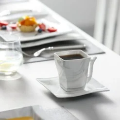 MALACASA, Serie Flora, 30 Tlg. Marmor Porzellan Geschirrset Kombiservice Tafelservice Mit Je 6 Kaffeetassen, 6 Untertassen, 6 Dessertteller, 6 Suppenteller Und 6 Flachteller 11 MALACASA, Serie Flora, 30 Tlg. Marmor Porzellan Geschirrset Kombiservice Tafelservice Mit Je 6 Kaffeetassen, 6 Untertassen, 6 Dessertteller, 6 Suppenteller Und 6 Flachteller -Haushalts Verkauf d73110e346e754822c6745856daa939e