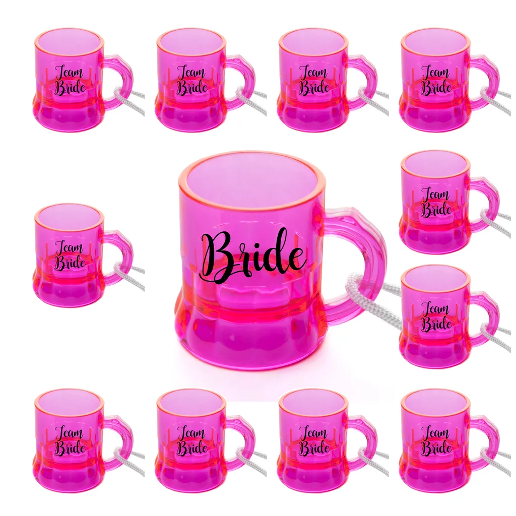 11x Schnapsglas Team Bride JGA - 1x Bride 1 11x Schnapsglas Team Bride JGA - 1x Bride