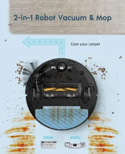 Yeedi Vac Hybrid Saugroboter Mit Absaugstation, 2500Pa Saugstärke Mit Wischfunktion, Teppicherkennung, Raumkarte, Sperrzone, 7,7 Cm Ultradünn 16 Yeedi Vac Hybrid Saugroboter Mit Absaugstation, 2500Pa Saugstärke Mit Wischfunktion, Teppicherkennung, Raumkarte, Sperrzone, 7,7 Cm Ultradünn -Haushalts Verkauf d91fd82efa00c204d1ebcaface3ba10d
