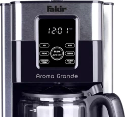 FAKIR Kaffeemaschine Aroma Grande LED Display 1,8 Liter Dauerfilter Timer Warmhaltefunktion -Haushalts Verkauf da49aec39faa881e546e12cbe5c3e451