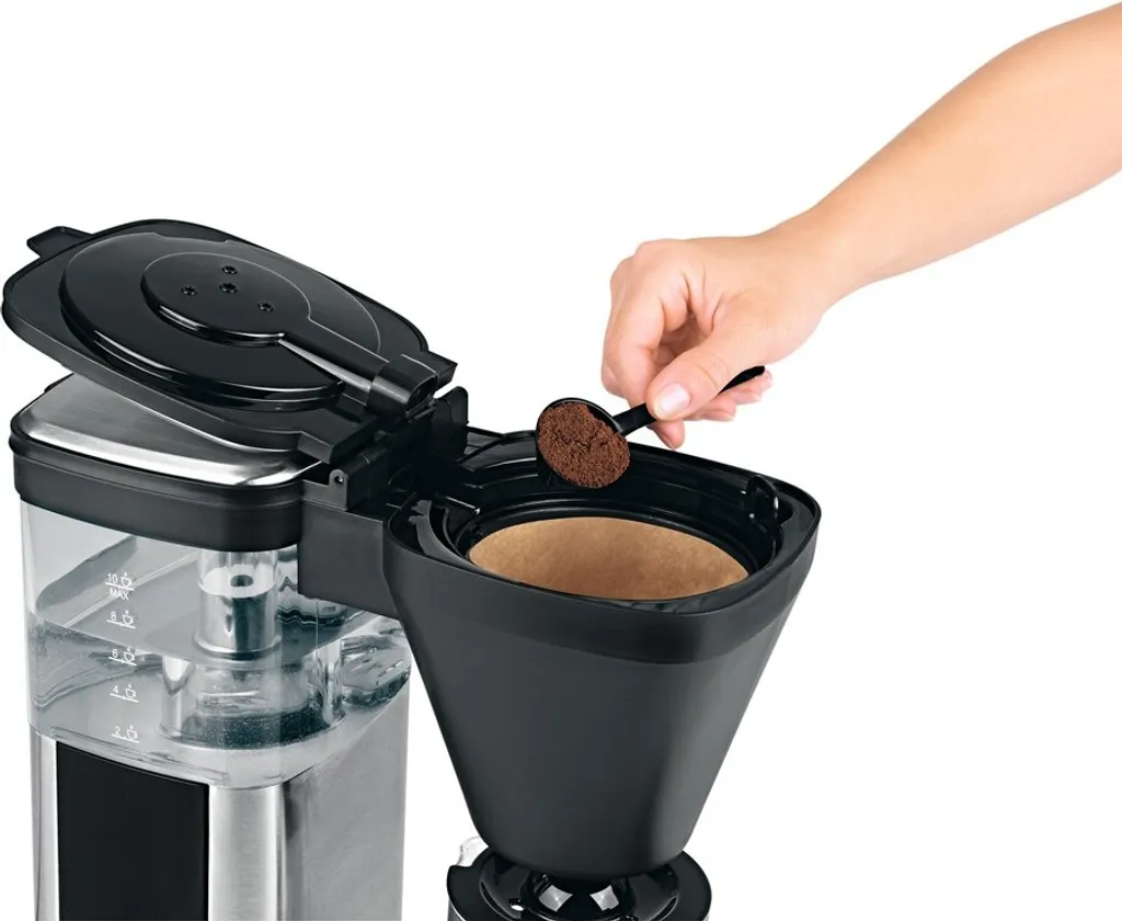 BEEM DIRECT-BREW Filterkaffeemaschine - Glas Kaffeemaschine Filter Kaffeemaschine 10 Tassen Timer Kaffeeautomat Display 12 BEEM DIRECT-BREW Filterkaffeemaschine - Glas Kaffeemaschine Filter Kaffeemaschine 10 Tassen Timer Kaffeeautomat Display – Bild 12