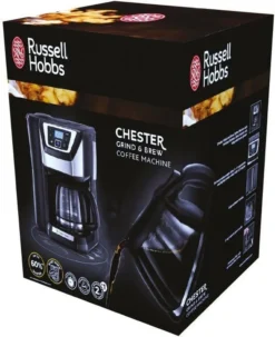 Russell Hobbs 22000-56 Chester Grind Und Brew Glas-Kaffeemaschine Mahlwerk -Haushalts Verkauf dd8a0221ff7f8f8632d71c10c83f5fa6