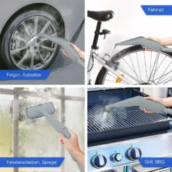 LEBENLANG Dampfreiniger Handgerät Steam Cleaner - 1000W & 300ml Mit 9 Zubehör | Polsterreiniger Gerät | Polster Handdampfreiniger Polstermöbel Fugenreiniger Für Bad Fliesen | Premium Dampf Reiniger… 13 LEBENLANG Dampfreiniger Handgerät Steam Cleaner - 1000W & 300ml Mit 9 Zubehör | Polsterreiniger Gerät | Polster Handdampfreiniger Polstermöbel Fugenreiniger Für Bad Fliesen | Premium Dampf Reiniger… -Haushalts Verkauf e1a406704251510b7762b3bebf672a8d