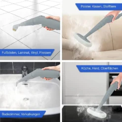 LEBENLANG Dampfreiniger Handgerät Steam Cleaner - 1000W & 300ml Mit 9 Zubehör | Polsterreiniger Gerät | Polster Handdampfreiniger Polstermöbel Fugenreiniger Für Bad Fliesen | Premium Dampf Reiniger… 12 LEBENLANG Dampfreiniger Handgerät Steam Cleaner - 1000W & 300ml Mit 9 Zubehör | Polsterreiniger Gerät | Polster Handdampfreiniger Polstermöbel Fugenreiniger Für Bad Fliesen | Premium Dampf Reiniger… -Haushalts Verkauf e200f83a5662200e940eec5ca3b7e4cf
