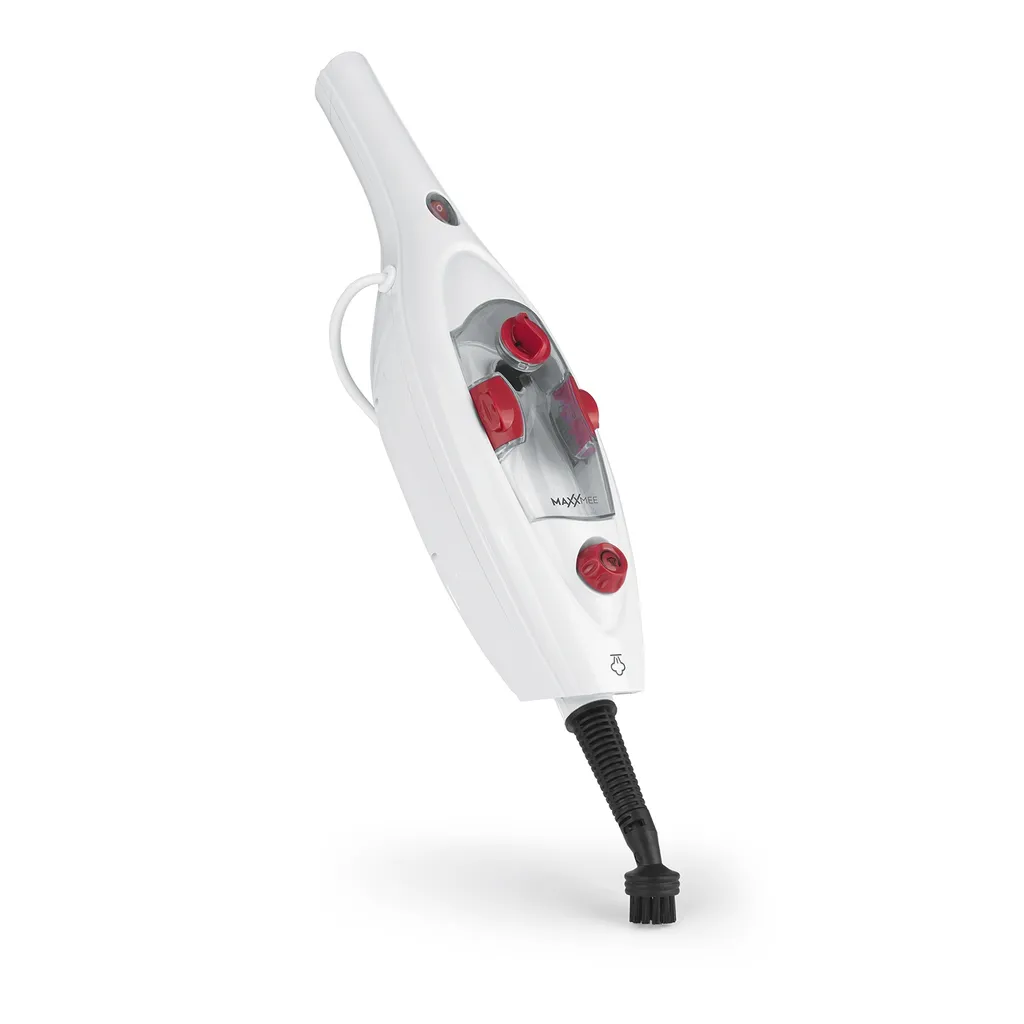 MAXXMEE Dampfbesen 1300W Weiß/rot 4 MAXXMEE Dampfbesen 1300W Weiß/rot – Bild 4
