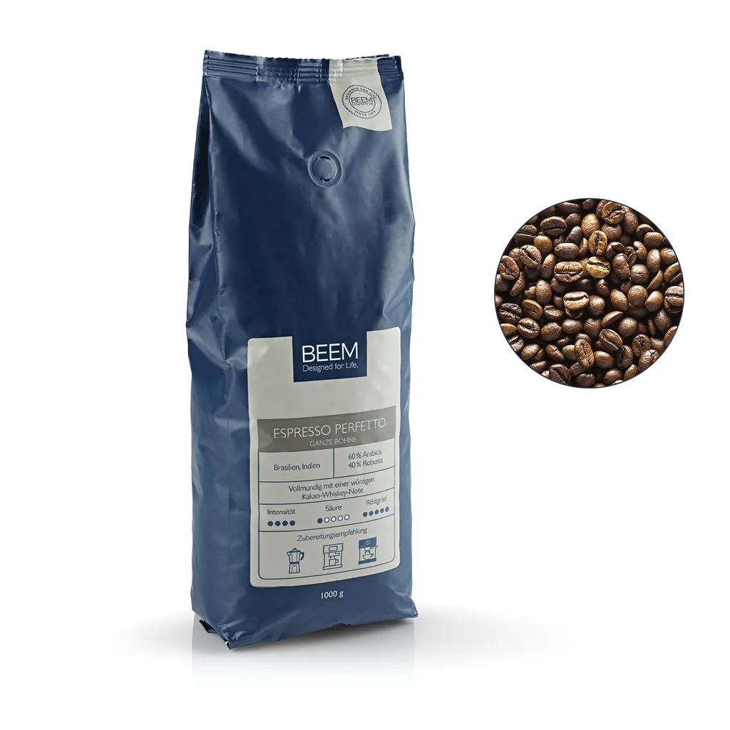 BEEM ESPRESSO-GRIND-PROFESSION Espresso-Siebträgermaschine Mit Mahlwerk + 1x ESPRESSO PERFETTO Ganze Bohne + 1x CAFÉ CREMA Ganze Bohne Espressomaschine Siebträger Maschine Barista Edelstahl Mit Mahlwerk Inkl Kaffee 13 BEEM ESPRESSO-GRIND-PROFESSION Espresso-Siebträgermaschine Mit Mahlwerk + 1x ESPRESSO PERFETTO Ganze Bohne + 1x CAFÉ CREMA Ganze Bohne Espressomaschine Siebträger Maschine Barista Edelstahl Mit Mahlwerk Inkl Kaffee – Bild 13