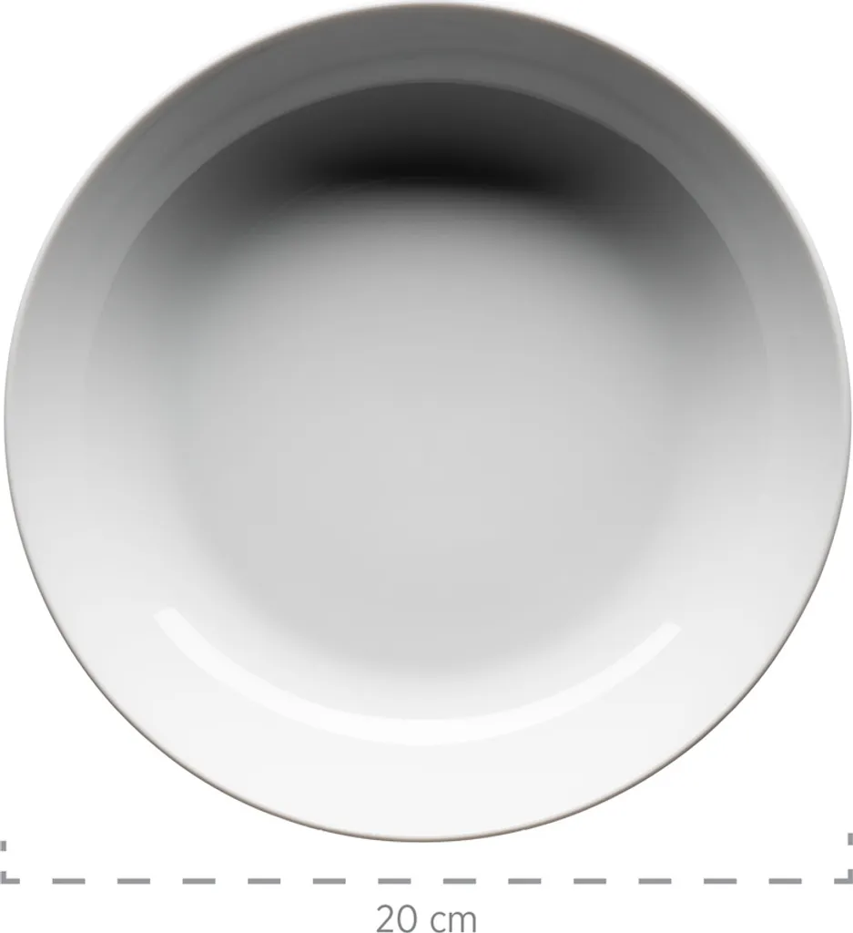 Mäser 931523 Barca Kombiservice Modern, Porzellan, Weiß, 30-teilig (1 Set) 7 Mäser 931523 Barca Kombiservice Modern, Porzellan, Weiß, 30-teilig (1 Set) – Bild 7