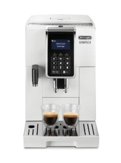 Delonghi ECAM 353.75.W Dinamica Kaffeevollautomat Weiß 1450 Watt 1,8L Tank -Haushalts Verkauf e587ee8b7fbd369eadfc99288fd9d4cf