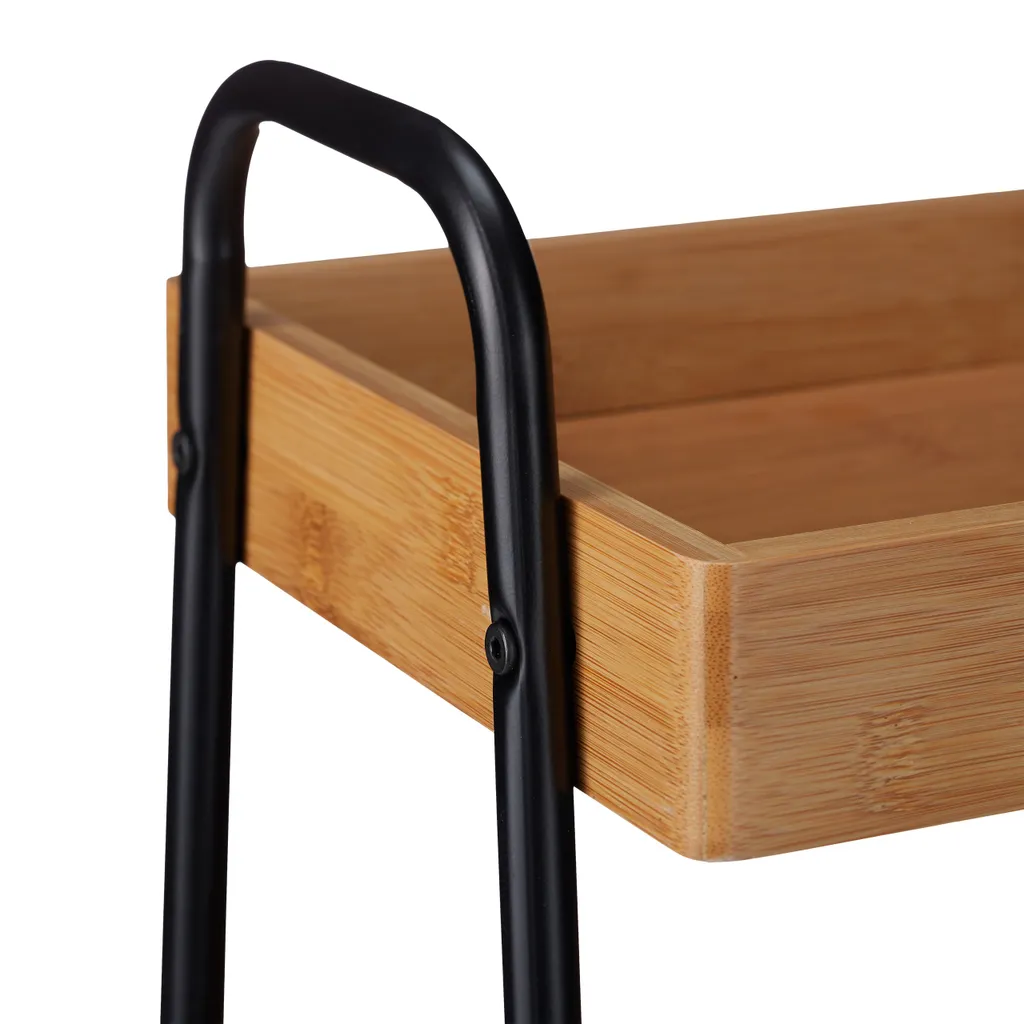 Relaxdays Servierwagen Bambus 7 Relaxdays Servierwagen Bambus – Bild 7