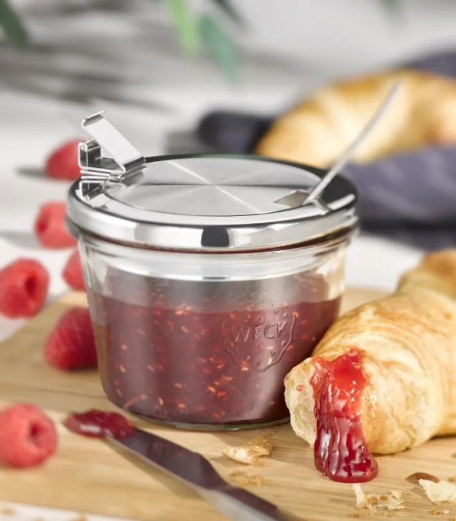 APS 2 Original-Weckgläser In Sturzform Mit Edelstahl-Klappdeckel, Je 370 Ml 6 APS 2 Original-Weckgläser In Sturzform Mit Edelstahl-Klappdeckel, Je 370 Ml – Bild 6