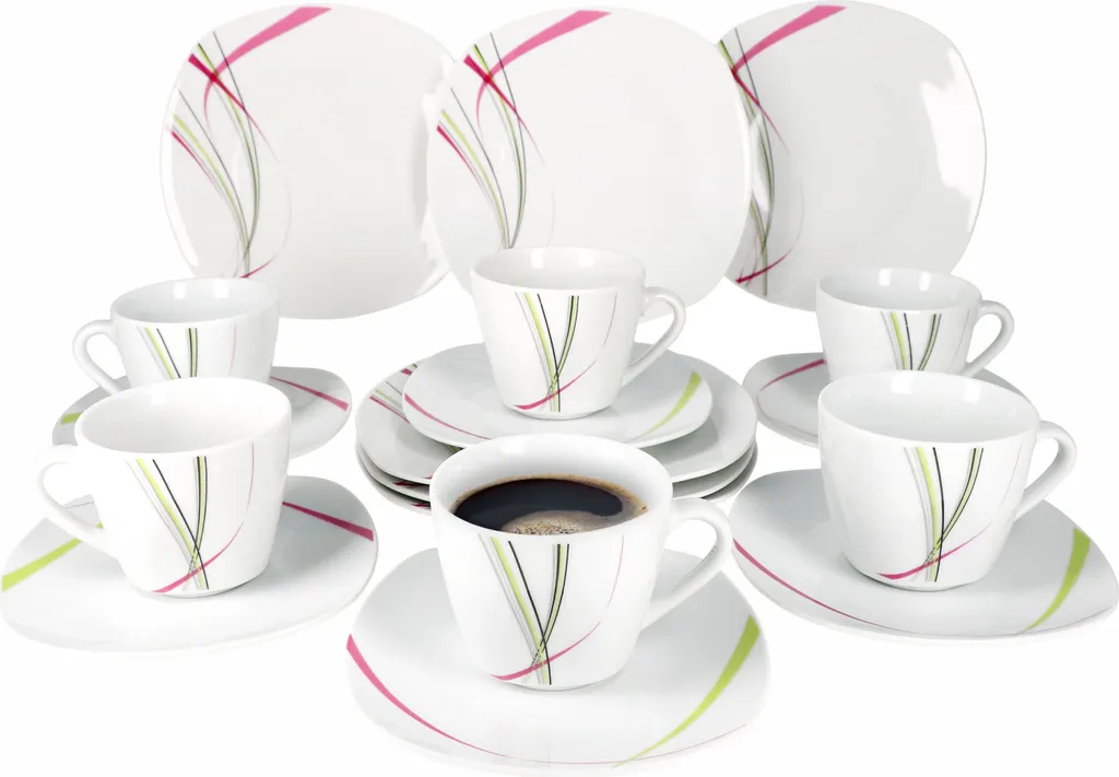 Van Well 18tlg. Kaffeeservice "Fashion" 1 Van Well 18tlg. Kaffeeservice "Fashion"