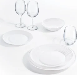 Tafelservice Harena 18-teilig Weiß LUMINARC Essservice Geschirrset Tafelset 12 Tafelservice Harena 18-teilig Weiß LUMINARC Essservice Geschirrset Tafelset -Haushalts Verkauf ea205ea3fd87e4d1aa8334874304f038