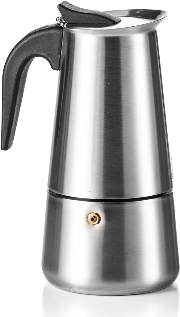 Espressokocher & Kaffeekocher Aus Edelstahl - Espressomaschine Kaffeemaschine Von Coffee Fox (9 Tassen) 1 Espressokocher & Kaffeekocher Aus Edelstahl - Espressomaschine Kaffeemaschine Von Coffee Fox (9 Tassen)