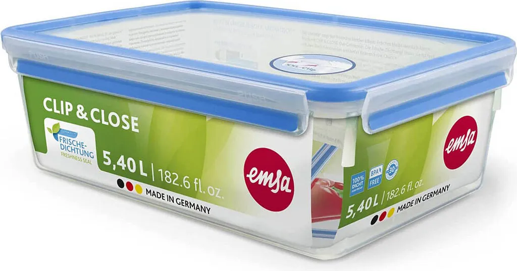 Emsa Frischhaltedose CLIP & CLOSE 5,50 Liter Transparent 12 Emsa Frischhaltedose CLIP & CLOSE 5,50 Liter Transparent – Bild 12