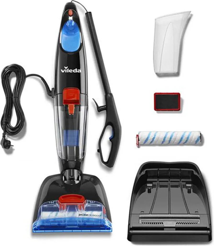 Vileda JetClean Bodenreiniger, 400 W, 5,3 Tonnen, Schwarz 9 Vileda JetClean Bodenreiniger, 400 W, 5,3 Tonnen, Schwarz – Bild 9