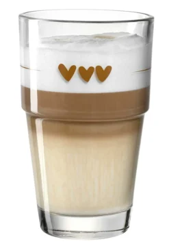 LEONARDO 043467 Solo Latte Macchiato Becher Mit Motiv Herzen, Glas, 410 Ml, Klar 9 LEONARDO 043467 Solo Latte Macchiato Becher Mit Motiv Herzen, Glas, 410 Ml, Klar -Haushalts Verkauf ec61fef1c6750c2aebb7615c9eb3d791