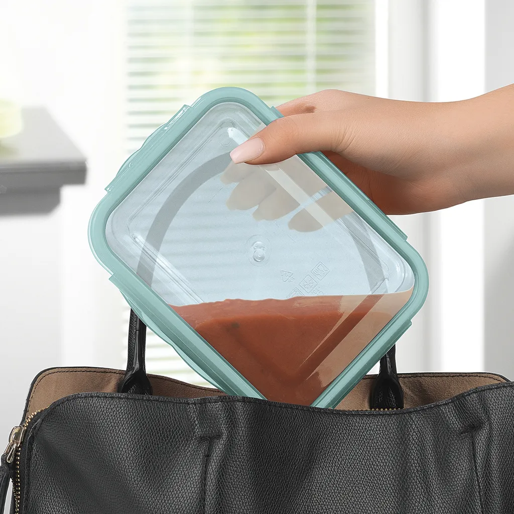 Frischhaltedosen Set Klick Gefrierdosen Lunchbox Deckel 14-tlg. Aquamarin 16 Frischhaltedosen Set Klick Gefrierdosen Lunchbox Deckel 14-tlg. Aquamarin – Bild 16