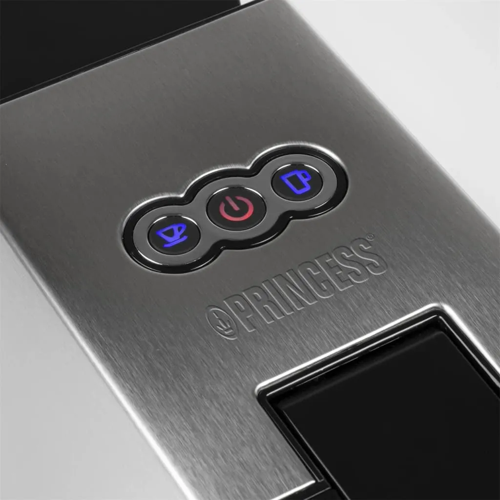 Princess 4-in-1 Multi-Kapsel-Kaffeemaschine 1450W 0,8L Schwarz Silbern 5 Princess 4-in-1 Multi-Kapsel-Kaffeemaschine 1450W 0,8L Schwarz Silbern – Bild 5