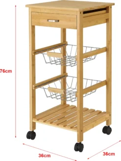 Bambus Küchenwagen Stenungsund 76 X 36 X 36 Cm Servierwagen Mit Schublade Und Ablage Allzweckregal Rollwagen Mit Metallkörben Küchenregal 8 Bambus Küchenwagen Stenungsund 76 X 36 X 36 Cm Servierwagen Mit Schublade Und Ablage Allzweckregal Rollwagen Mit Metallkörben Küchenregal -Haushalts Verkauf ecf4079fda4c6693bf4ea83cd2885a3b