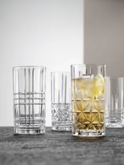 Nachtmann 0097784-0 Longdrinkbecher 'Highland' Kristallglas, 375 Ml, H: 15,1 Cm, ø 7,7 Cm, Transparent, 4-teilig (1 Set) -Haushalts Verkauf f173f80327e7686497f2f5ab30ffe20c