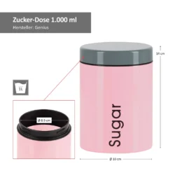 3tlg. Set Genius Vorratsdosen Pasta + Coffee + Sugar | Verschiedene Farben, Farbe:Pink 6 3tlg. Set Genius Vorratsdosen Pasta + Coffee + Sugar | Verschiedene Farben, Farbe:Pink -Haushalts Verkauf f1cbcb82c8285cb9f367ac712e333568