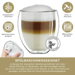Creano Doppelwandige Gläser 400ml „DG-Bauchig“, 4er Set, Großes Thermoglas Doppelwandig Aus Borosilikatglas, Kaffeegläser, Teegläser, Latte Gläser, Doppelwandgläser 9 Creano Doppelwandige Gläser 400ml „DG-Bauchig“, 4er Set, Großes Thermoglas Doppelwandig Aus Borosilikatglas, Kaffeegläser, Teegläser, Latte Gläser, Doppelwandgläser -Haushalts Verkauf f21f88c5ee2986d8bb2d24085fd71ce5