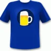 Bierglas LED Party T-Shirt Für Oktoberfest Wasn Party Bier Shirt Größe - XL