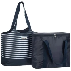 Strandtasche 2 In 1 Kühltasche + SchultertascheAHOI Blau Weiß - Navy 9 Strandtasche 2 In 1 Kühltasche + SchultertascheAHOI Blau Weiß - Navy -Haushalts Verkauf f3b8cb4b02126007fea839803f54cb52