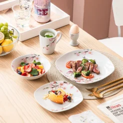 VEWEET Porzellan Kombiservice 'Annie', 40 Teilig Geschirrservice Für 8 Personen, Frühstückservice Mit Je 8 Eierbecher, Kaffeebecher 350 Ml, Müslischalen, Dessertteller Und Flachteller 14 VEWEET Porzellan Kombiservice 'Annie', 40 Teilig Geschirrservice Für 8 Personen, Frühstückservice Mit Je 8 Eierbecher, Kaffeebecher 350 Ml, Müslischalen, Dessertteller Und Flachteller -Haushalts Verkauf f6c44265fc7c5530f302d7e0f0b0325d