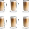 Thermogläser Doppelwandig 6er SET Latte Macchiato Espresso VIALLI DESIGN 300ml