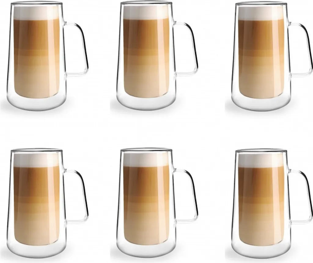 Thermogläser Doppelwandig 6er SET Latte Macchiato Espresso VIALLI DESIGN 300ml 1 Thermogläser Doppelwandig 6er SET Latte Macchiato Espresso VIALLI DESIGN 300ml