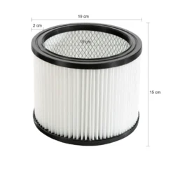 AREBOS Hepa Filter Staubsauger, Geeignet Für Industriestaubsauger 1600W, Auswaschbar, Mit Elastischer Gummidichtlippe, Universell Einsetzbar -Haushalts Verkauf fb1ce31c320862ef34b8adc9b9354fb7