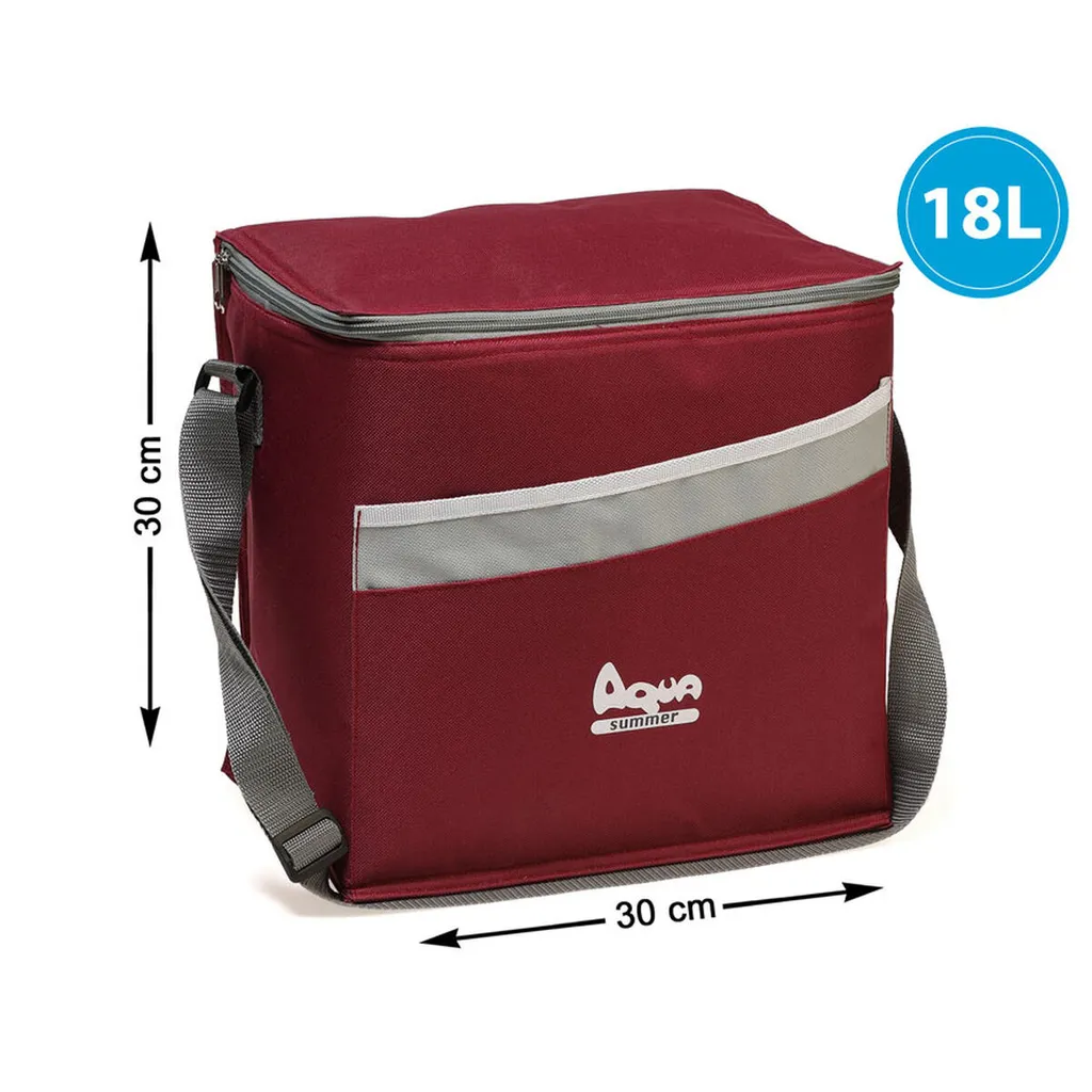 Kühltasche 30 X 21 X 30 Cm Burgunderrot 1 Kühltasche 30 X 21 X 30 Cm Burgunderrot