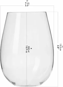 KROSNO Harmony Große Weißweingläser Ohne Stiel, 6er-Set, 500 Ml 28 KROSNO Harmony Große Weißweingläser Ohne Stiel, 6er-Set, 500 Ml -Haushalts Verkauf fbbff4b6e47c61368413057b1770f9af