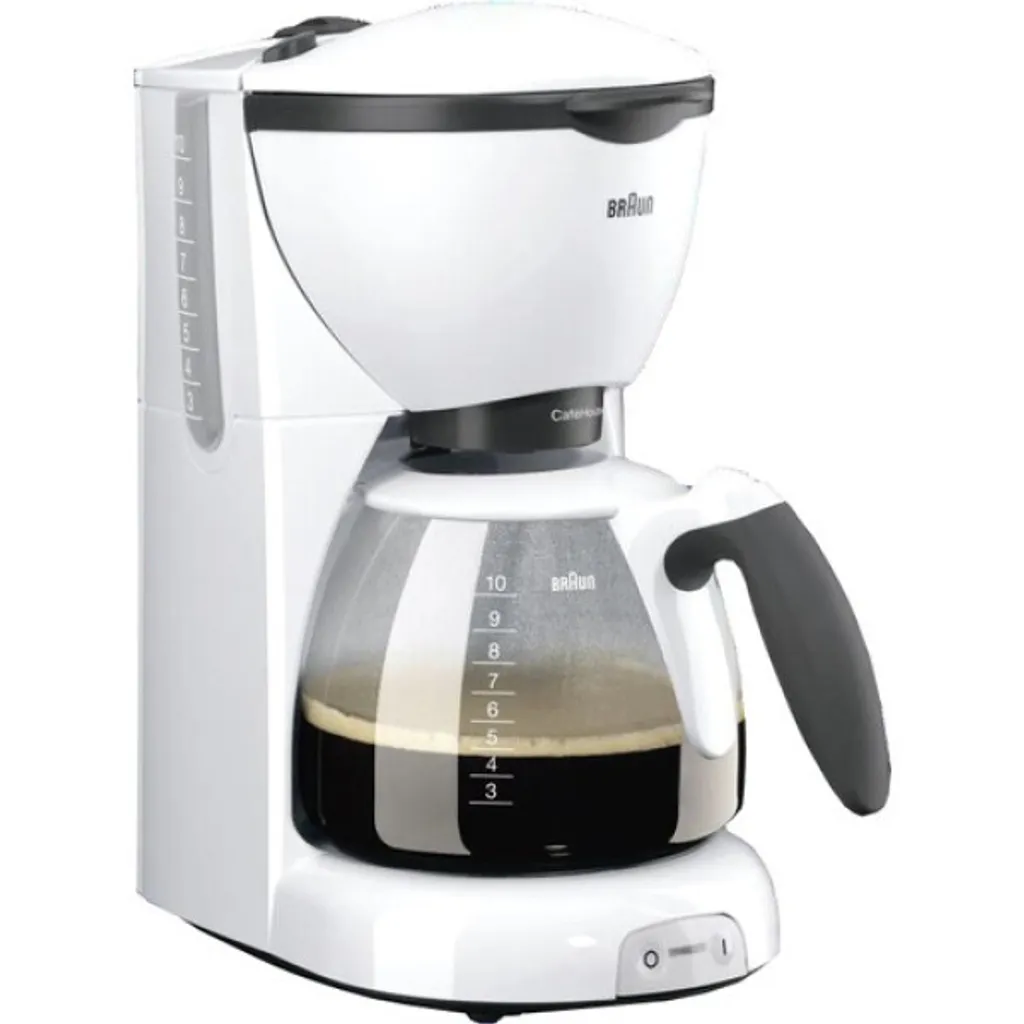 BRAUN Kaffeemaschine KF 520/1 Weiß 2 BRAUN Kaffeemaschine KF 520/1 Weiß – Bild 2