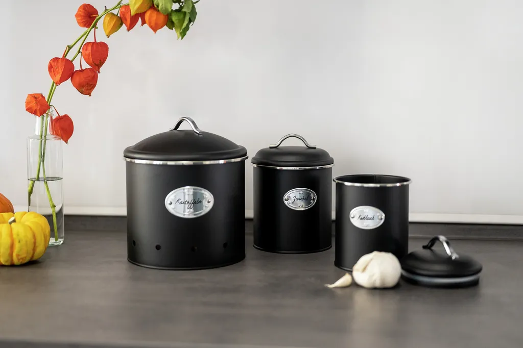 Wenko Aufbewahrungsdose Nero Mit Löchern 4 L 9 Wenko Aufbewahrungsdose Nero Mit Löchern 4 L – Bild 9