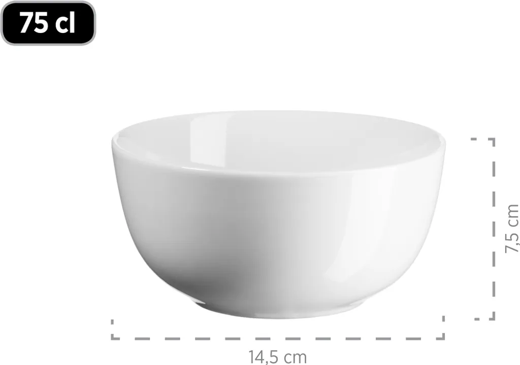 Mäser 931523 Barca Kombiservice Modern, Porzellan, Weiß, 30-teilig (1 Set) 2 Mäser 931523 Barca Kombiservice Modern, Porzellan, Weiß, 30-teilig (1 Set) – Bild 2