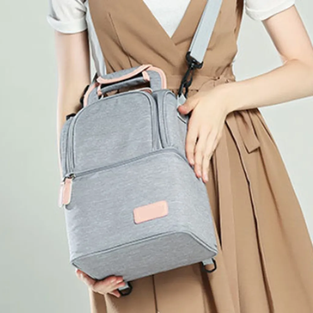 Kühltasche Für Muttermilch, Babyflasche, Wasserdicht, Für Gefrierschrank, Mama, Reiserucksack, Tragbar, Wärmeisoliert, Lunchbox Für Damen, Herren, Kinder, Große Kapazität, Handtasche,Grey 4 Kühltasche Für Muttermilch, Babyflasche, Wasserdicht, Für Gefrierschrank, Mama, Reiserucksack, Tragbar, Wärmeisoliert, Lunchbox Für Damen, Herren, Kinder, Große Kapazität, Handtasche,Grey – Bild 4